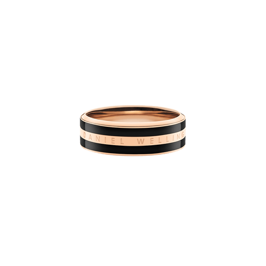 Emalie Ring Rose Gold Black