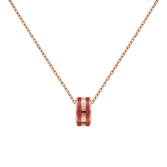 Emalie Necklace Cherry Blush Rose Gold