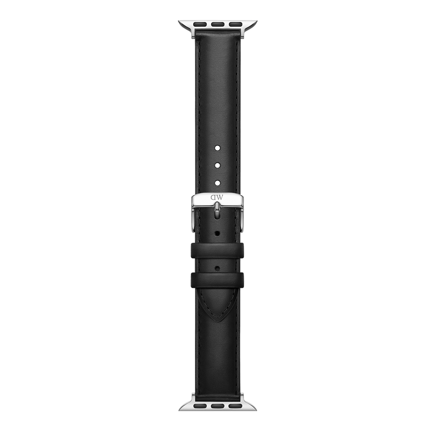 Smartwatch Strap Leather Silver