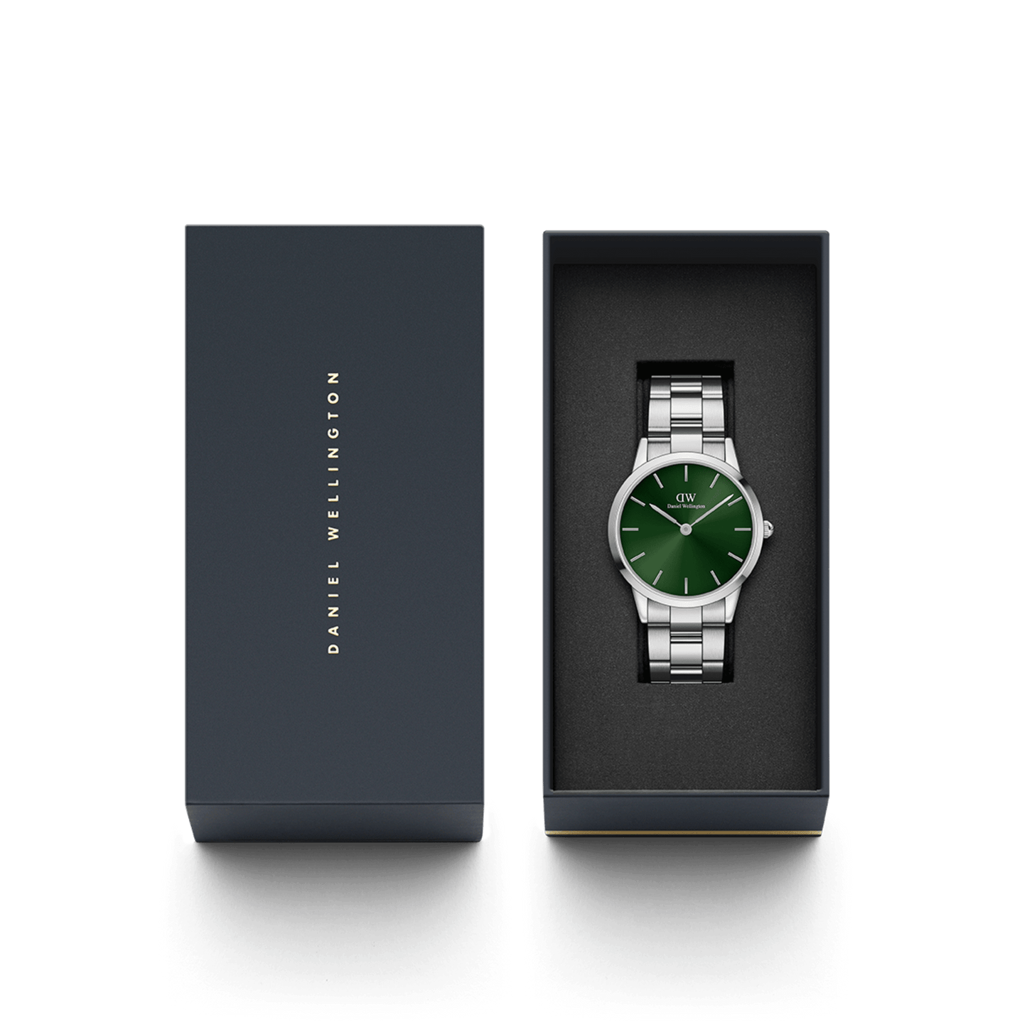 Iconic Link Emerald Silver