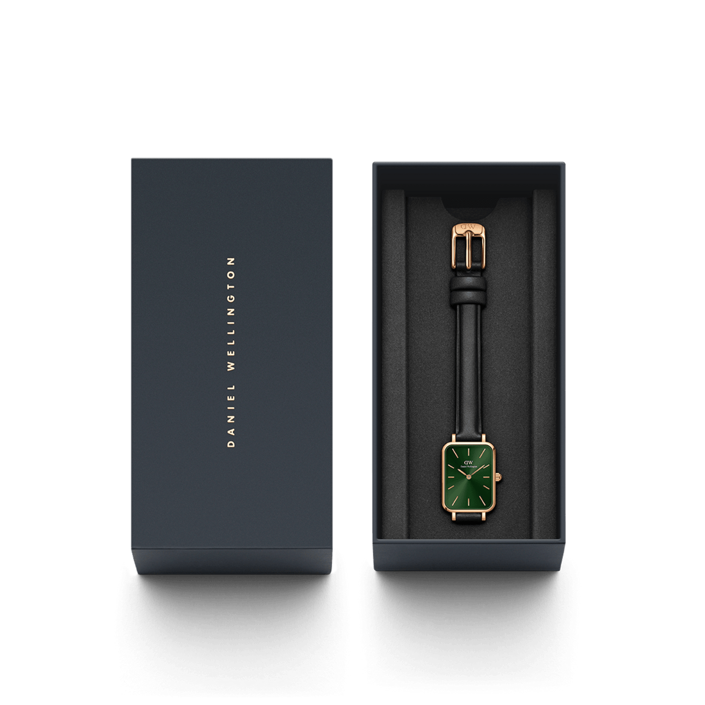 Quadro Pressed Sheffield Emerald Rose Gold