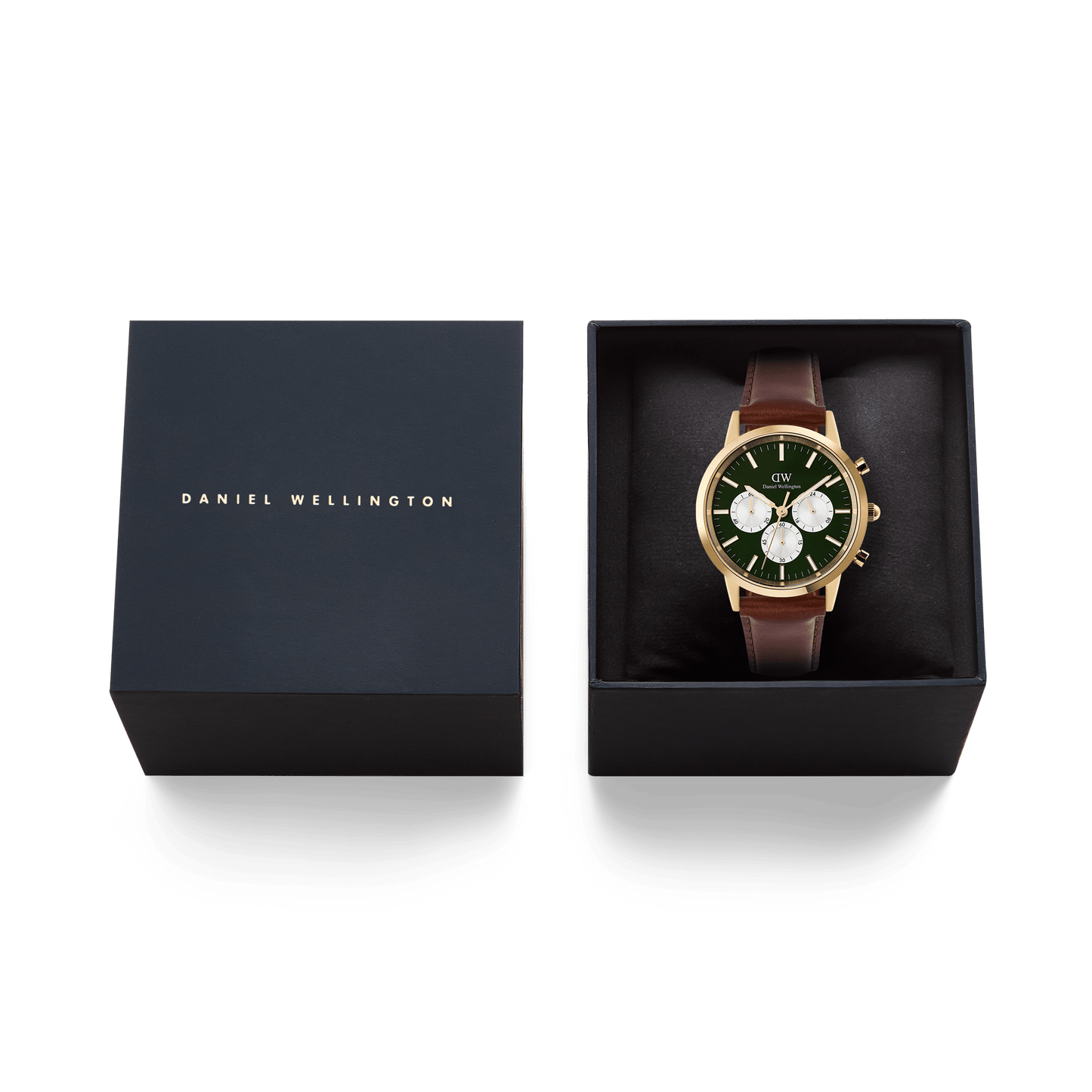 Iconic Chronograph St Mawes Emerald Panda Gold