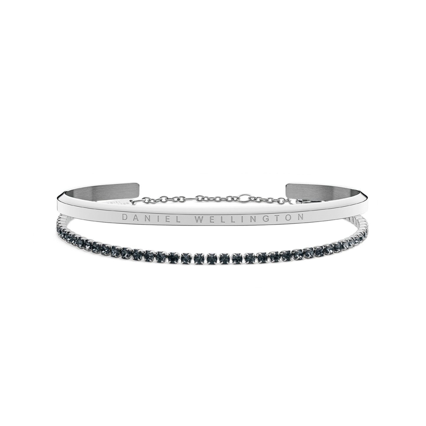 Classic Bracelet Silver & Tennis Bracelet Nightfall Silver