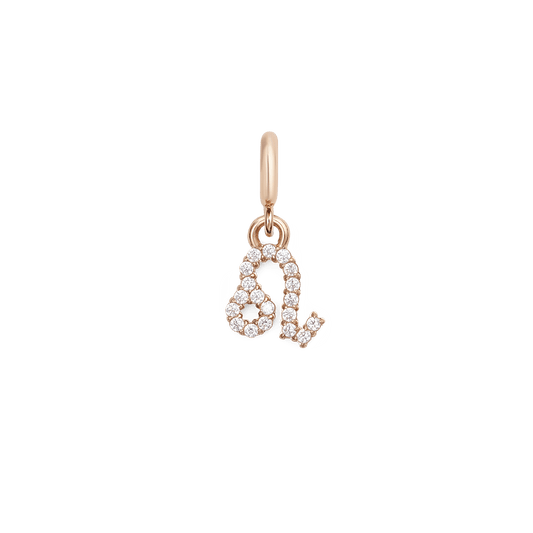 Zodiac Watch Charm Rose Gold