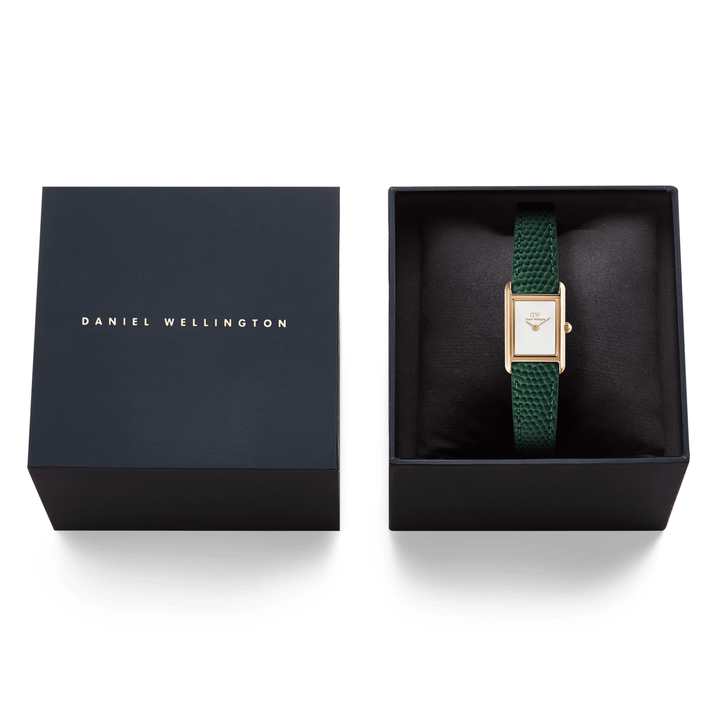 Bound Mini Green Lizard Rose Gold