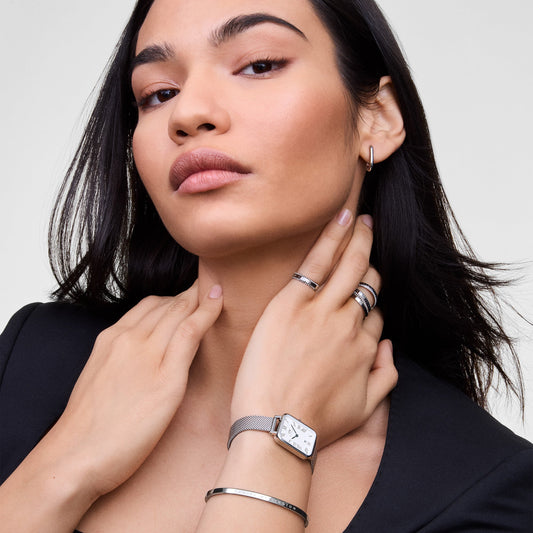 Quadro Sterling Roman Numerals Date