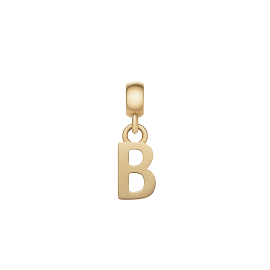 Letter Charm Gold