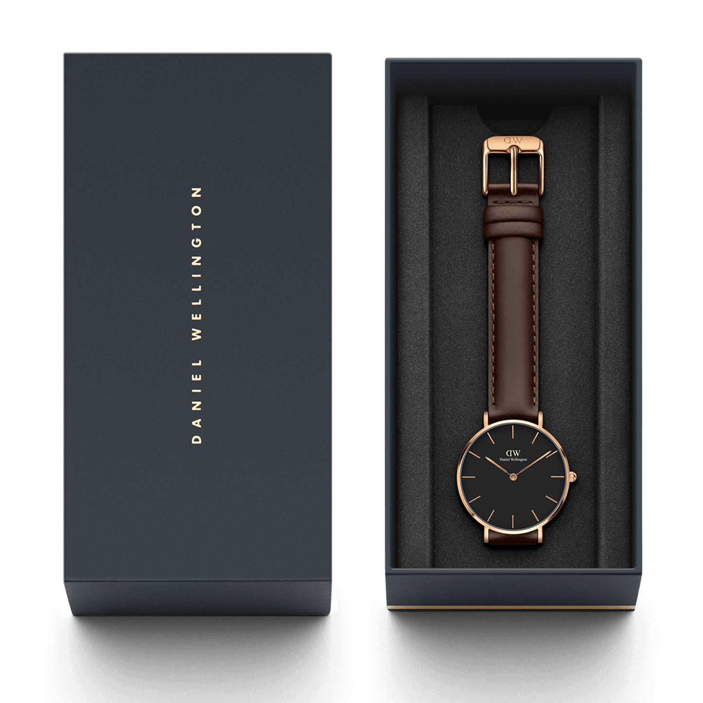 Petite Bristol Black Rose Gold
