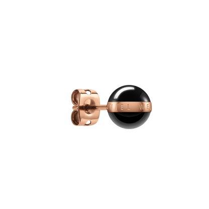 Aspiration Earrings Rose Gold Black