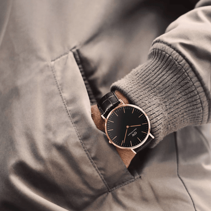 Classic York Black Rose Gold