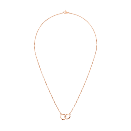 Elan Unity Necklace Rose Gold