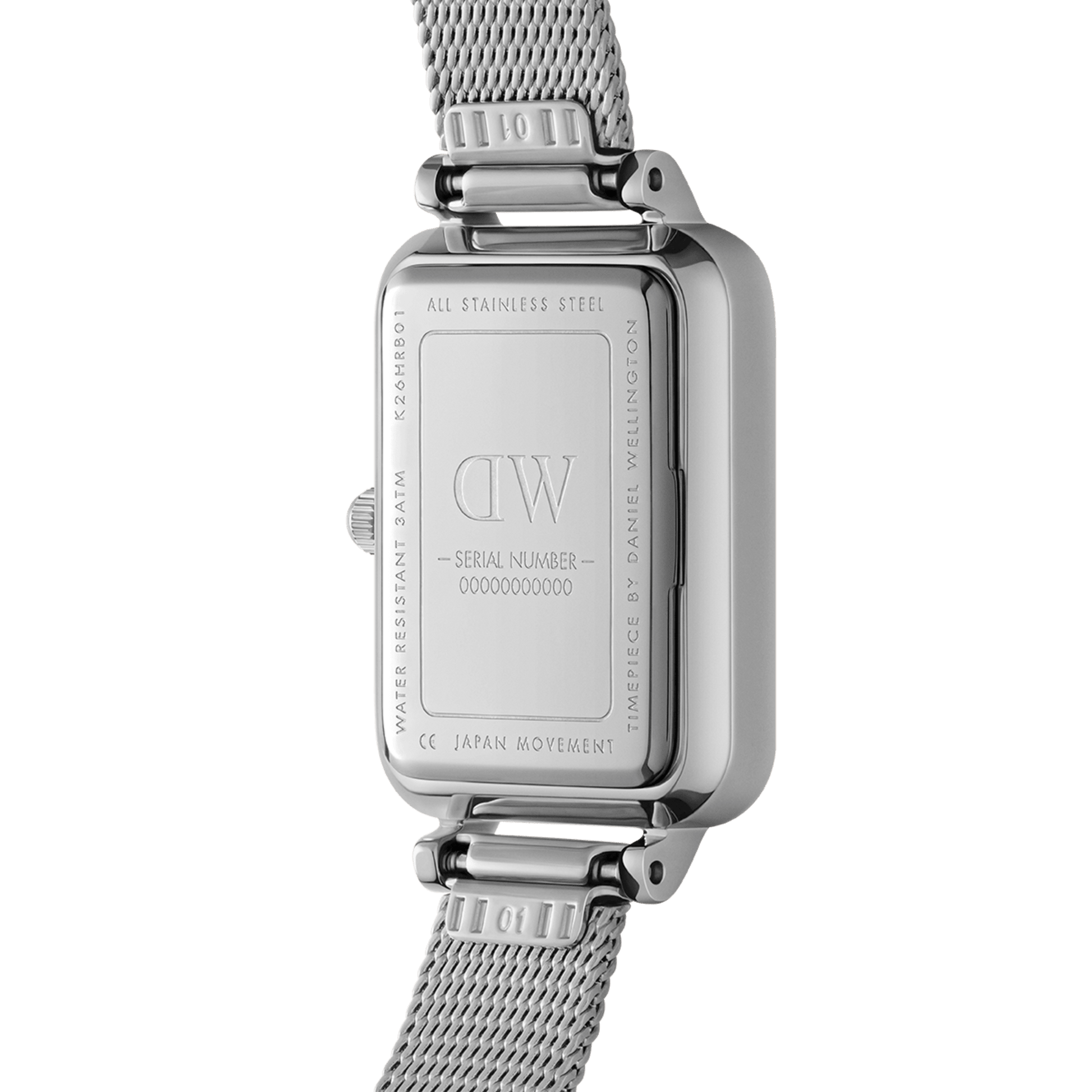 Quadro Pressed Unitone Silver
