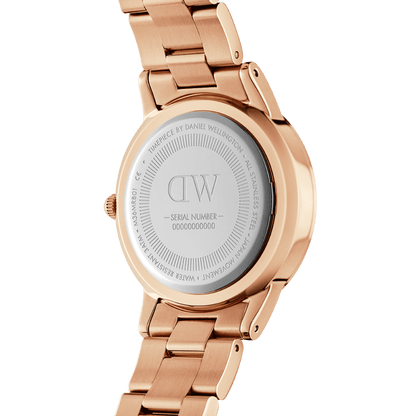 Iconic Link Black Rose Gold