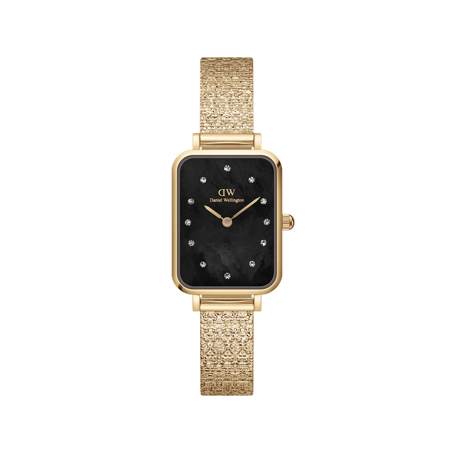 Quadro Lumine Pressed Piano Black MoP Gold
