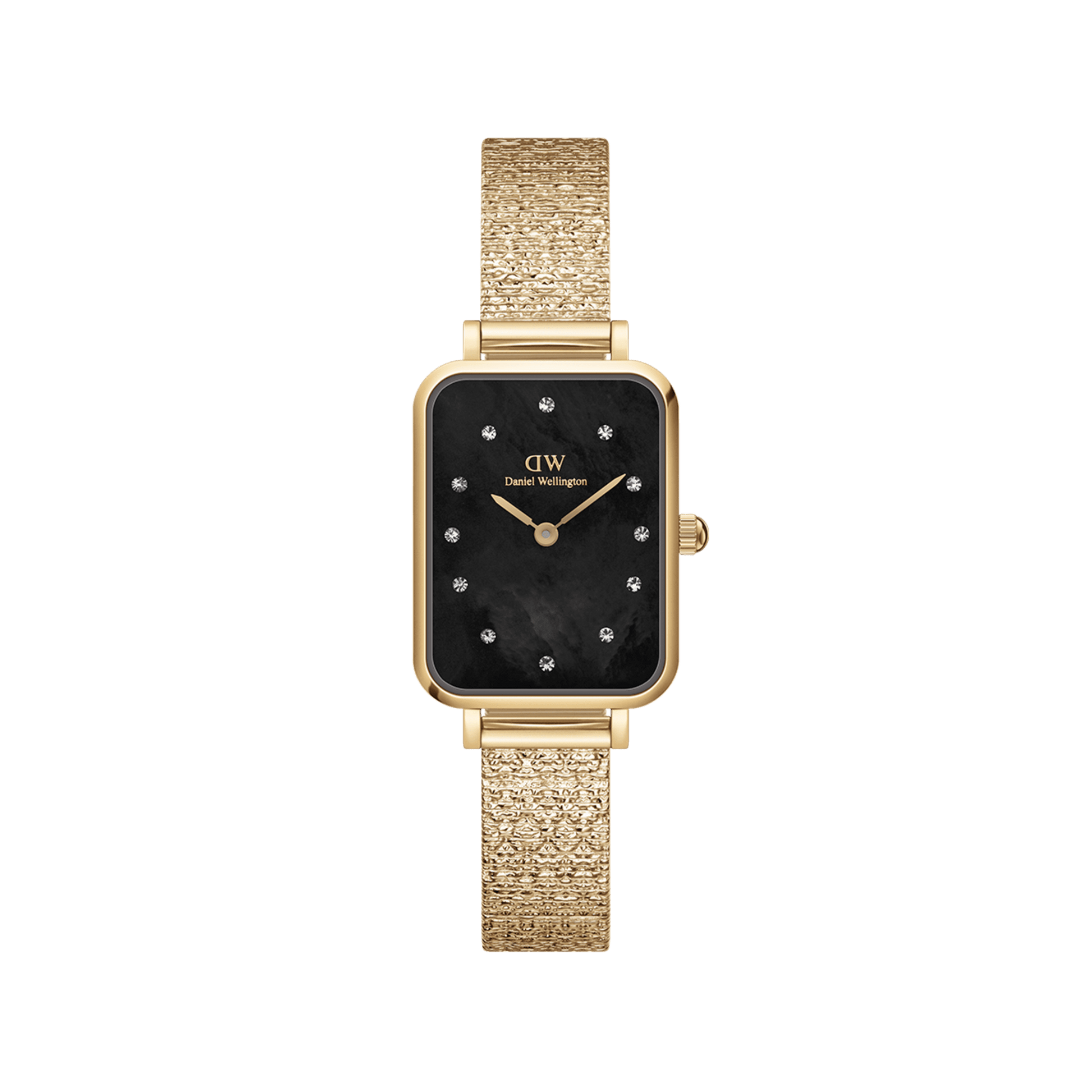 Quadro Lumine Pressed Piano Black MoP Gold