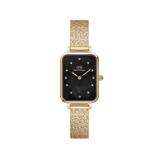 Quadro Lumine Pressed Piano Black MoP Gold