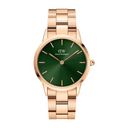 Iconic Link Emerald Rose Gold
