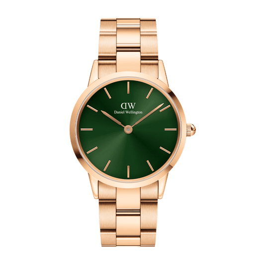 Iconic Link Emerald Rose Gold