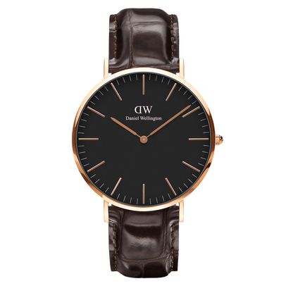 Classic York Black Rose Gold