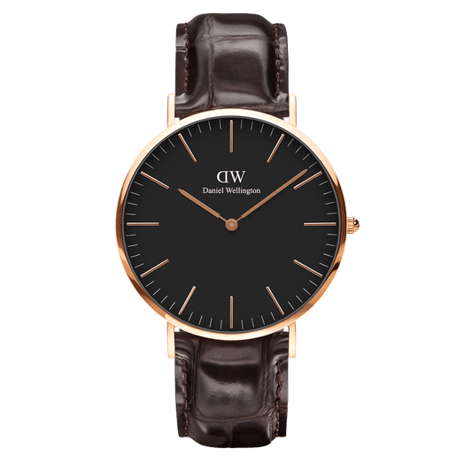 Classic York Black Rose Gold