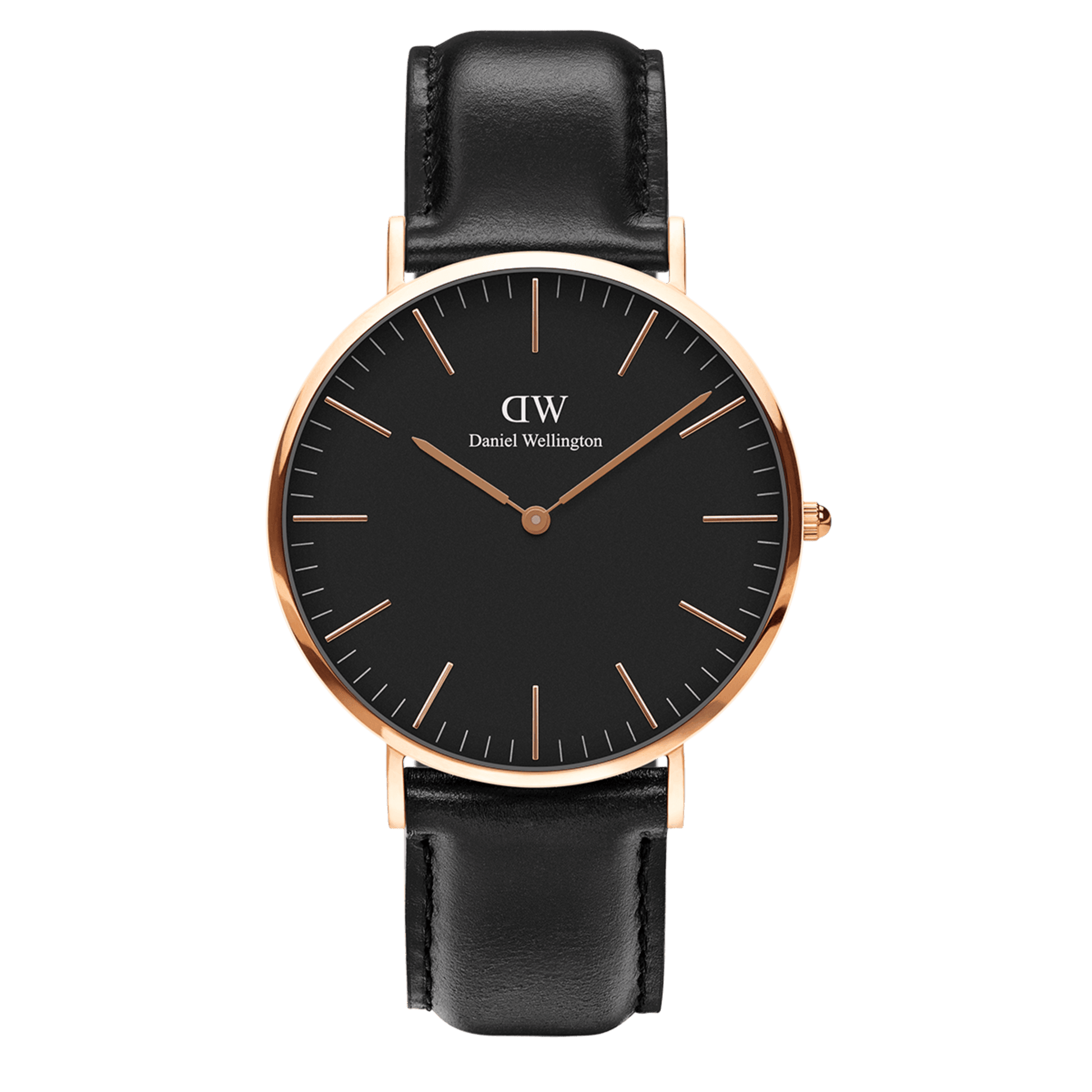 Classic Sheffield Black Rose Gold