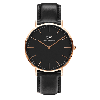 Classic Sheffield Black Rose Gold