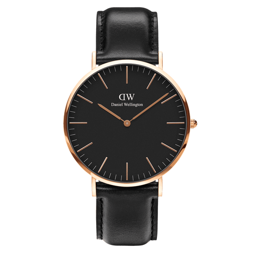 Classic Sheffield Black Rose Gold