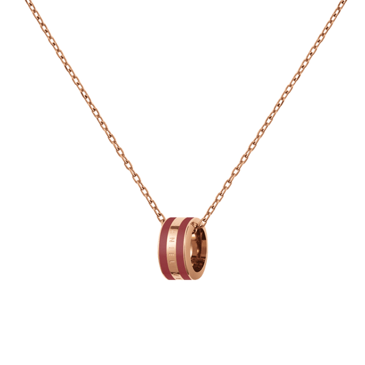 Emalie Necklace Cherry Blush Rose Gold