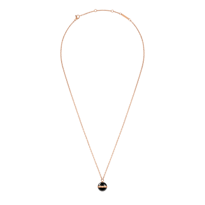Aspiration Necklace Rose Gold Black