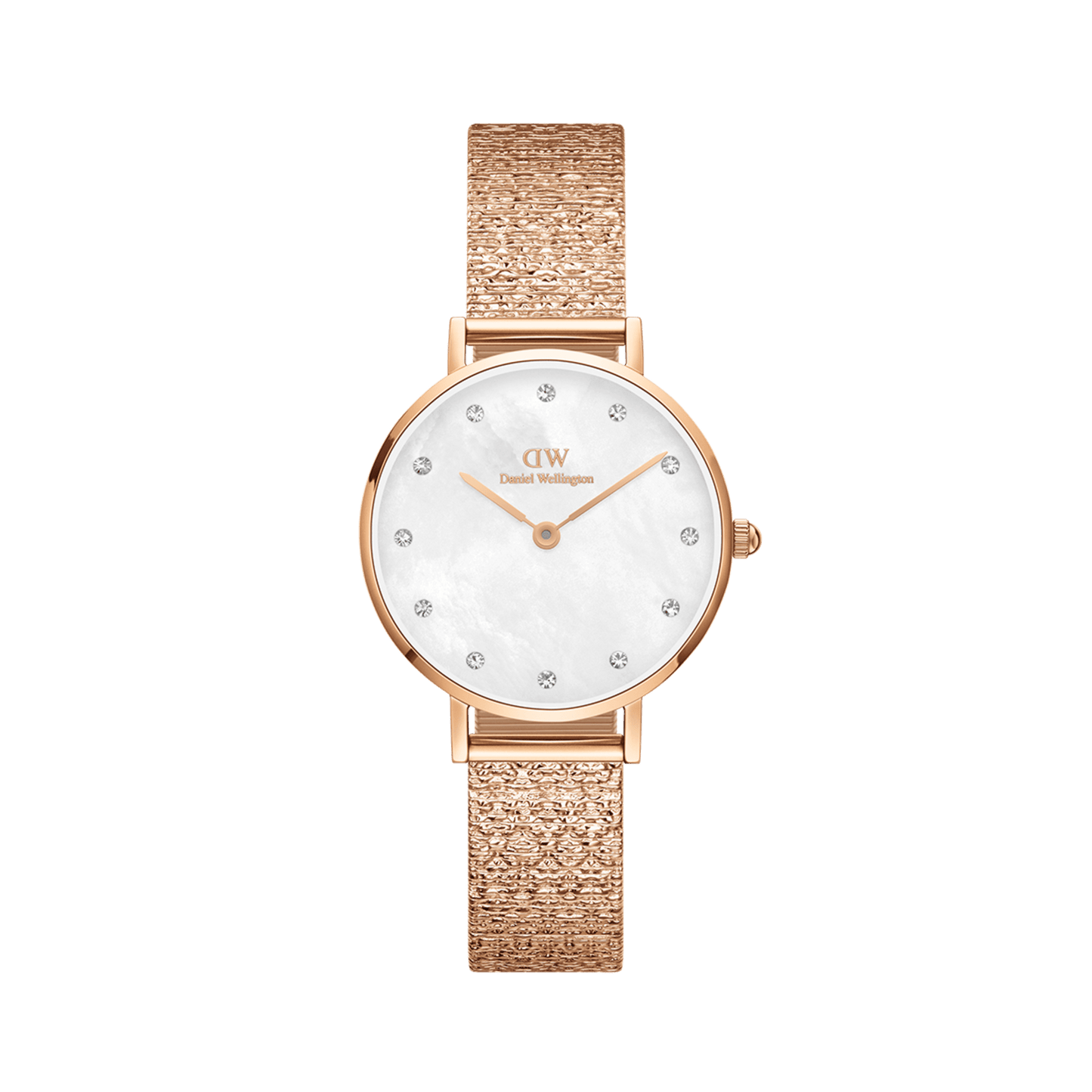 Petite Lumine Pressed Piano White MoP Rose Gold