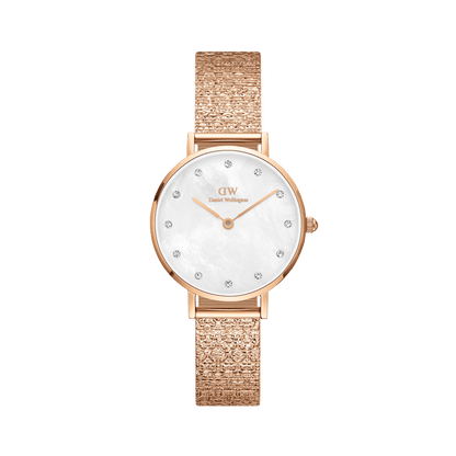 Petite Lumine Pressed Piano White MoP Rose Gold