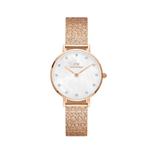 Petite Lumine Pressed Piano White MoP Rose Gold