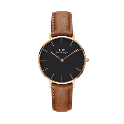 Petite Durham Black Rose Gold