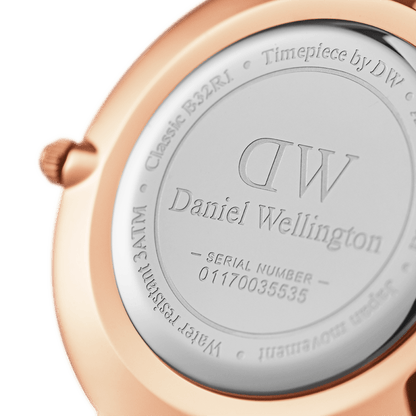 Petite Cornwall Black Rose Gold