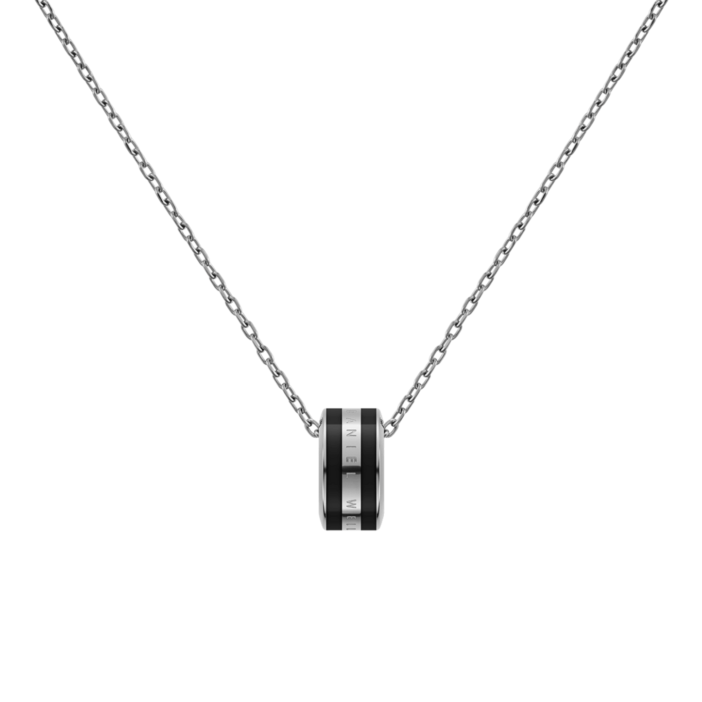 Emalie Necklace Silver Black
