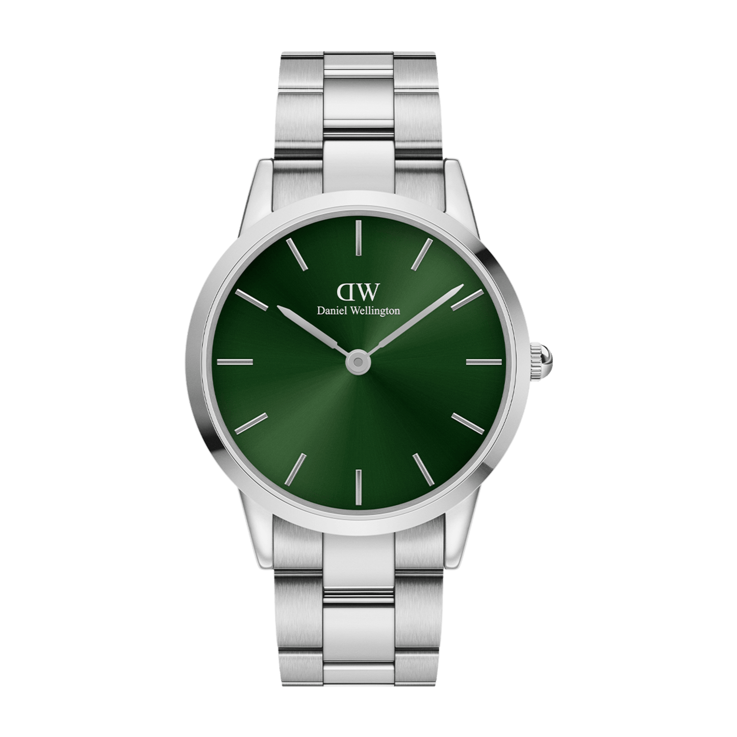 Iconic Link Emerald Green Silver