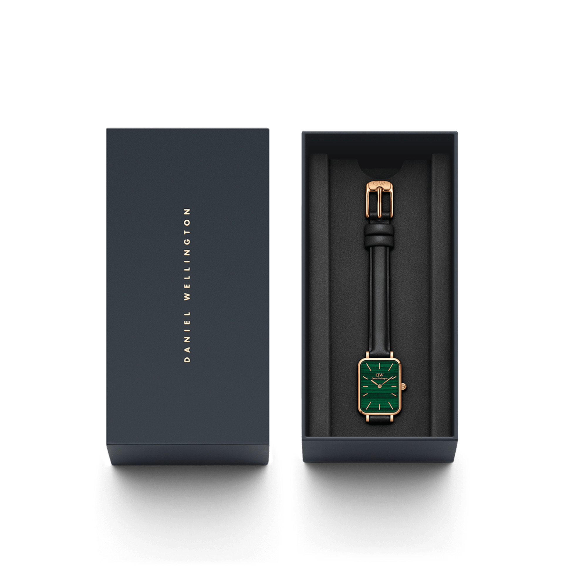 Quadro Pressed Sheffield Green Rose Gold