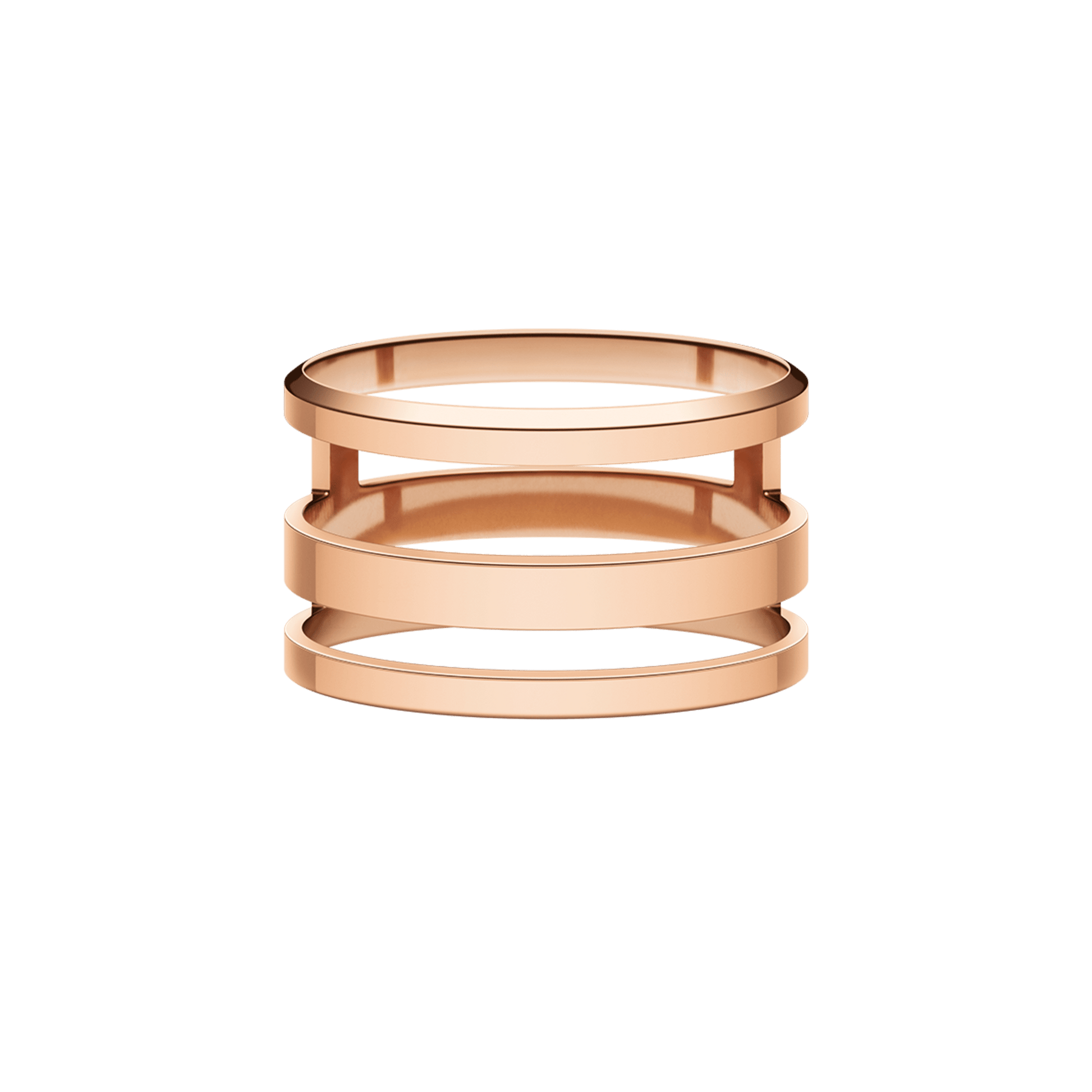 Elan Triad Ring Rose Gold