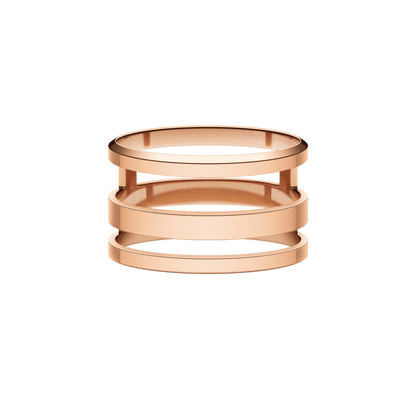 Elan Triad Ring Rose Gold