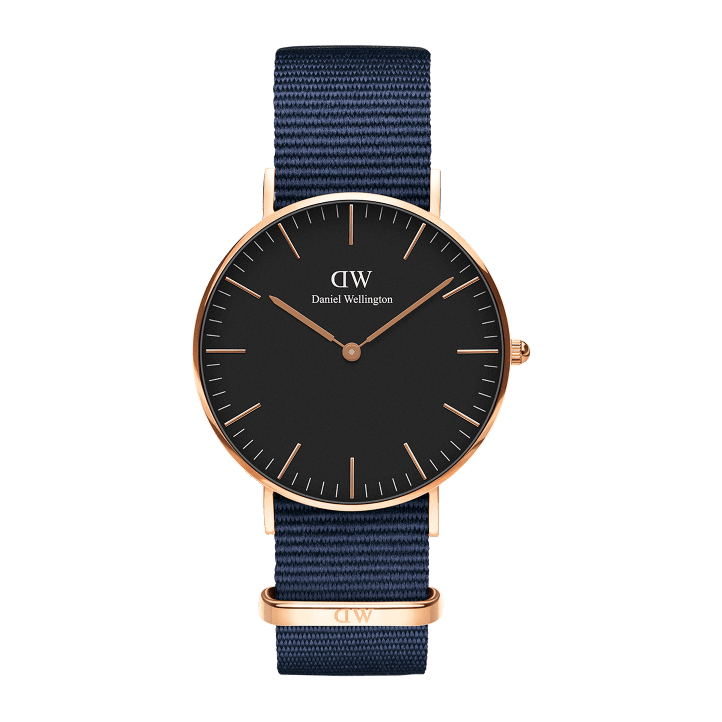 Classic Bayswater Black Rose Gold