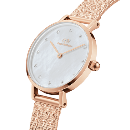 Petite Lumine Pressed Piano White MoP Rose Gold