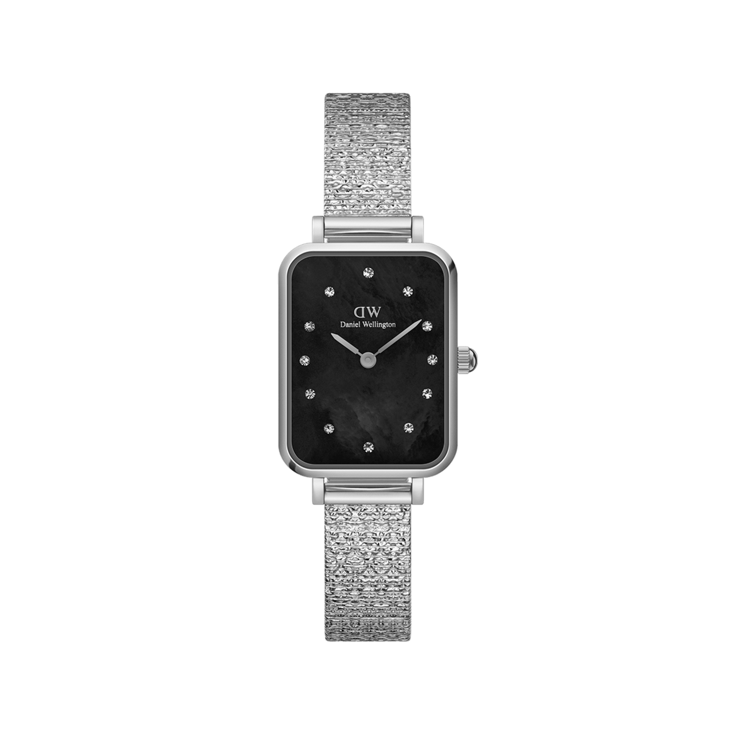Quadro Lumine Pressed Piano Black MoP Silver