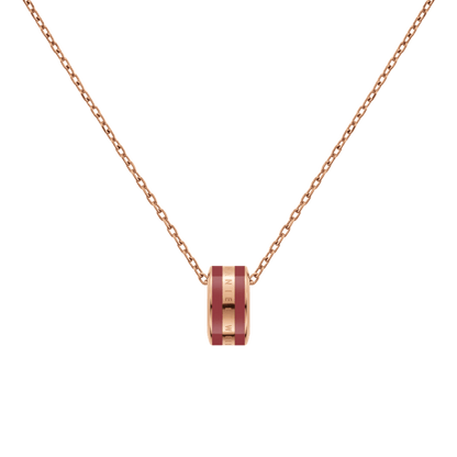 Emalie Necklace Cherry Blush Rose Gold