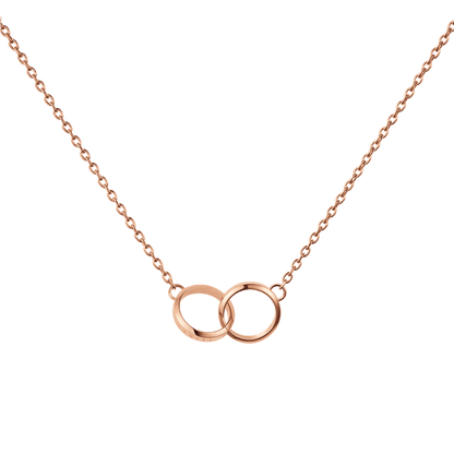 Elan Unity Necklace Rose Gold