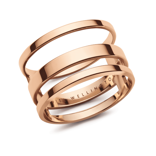 Elan Triad Ring Rose Gold