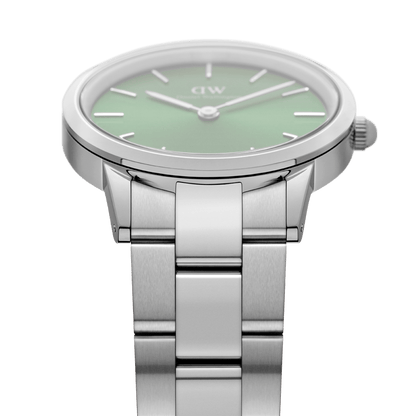 Iconic Link Emerald Green Silver