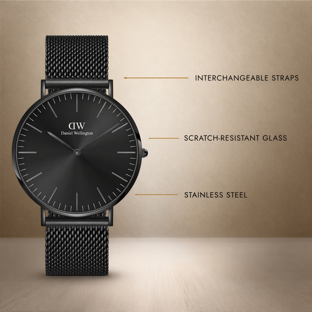 Classic Mesh Onyx Black