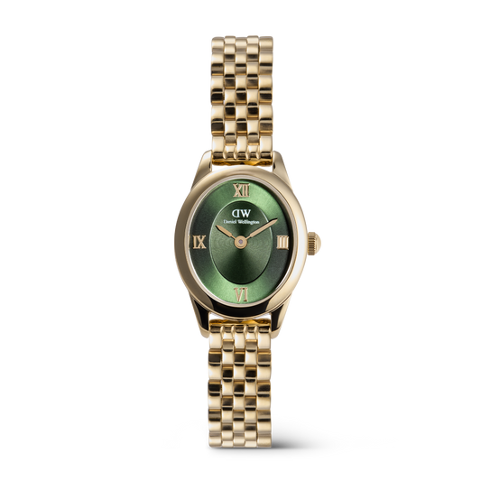Ophelia Mini Emerald Gold