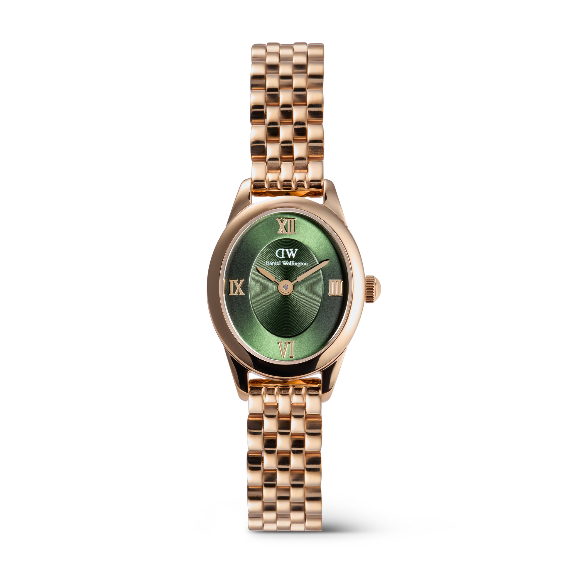 Ophelia Mini Emerald Rose Gold