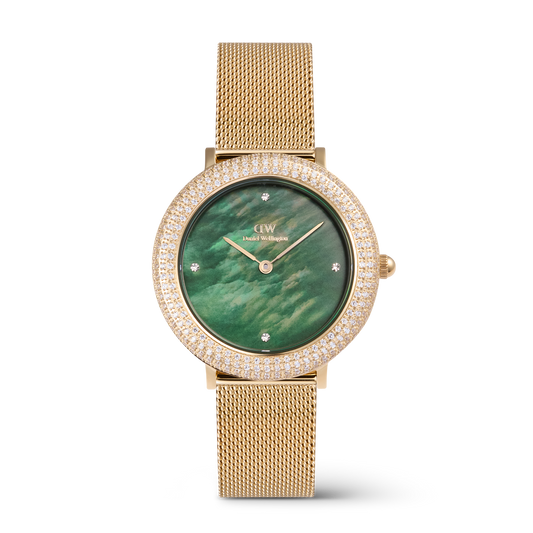 Crystalline Bezel Evergold Green